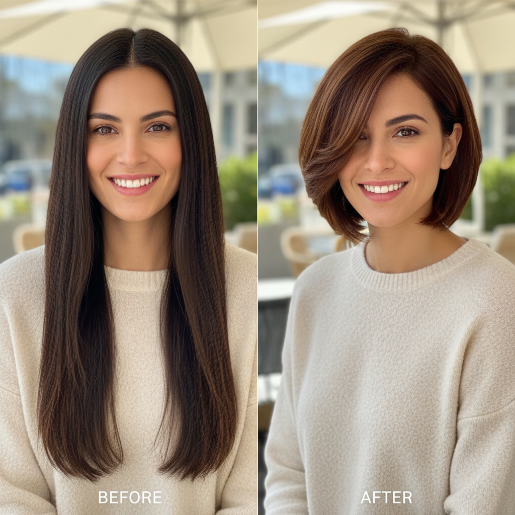 Virtually change your hairstyle while keeping your face, clothing, and lighting untouched. Perfect for previewing haircuts before making a real change.
