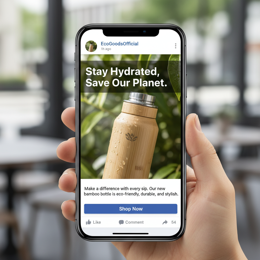 Design Facebook ads that highlight key benefits and appeal directly to your target audience with professional visuals.