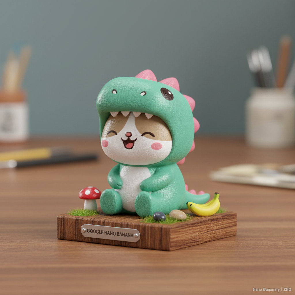 어떤 이미지든 생생한 미니어처로 변환하세요. Google Nano Banana 기반으로 단 몇 분 만에 놀라운 스타일의 캐릭터 피규어 모델을 생성할 수 있습니다.